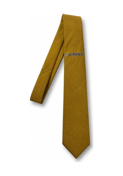 Crewturk Kravat "airbus" Sarı Desenli