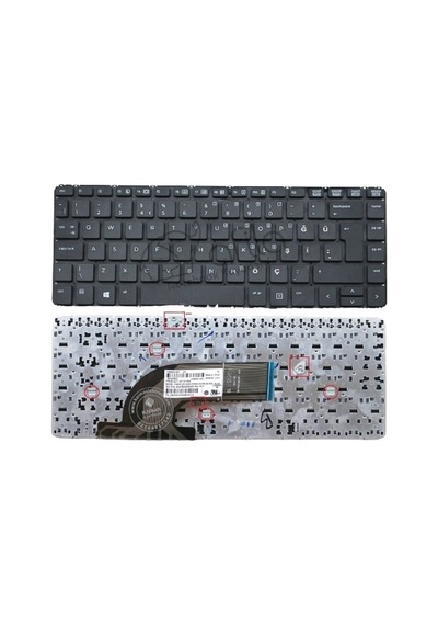 Hp Probook 440 G1, 445 G1, 445 G2 Notebook Klavyesi, Laptop Tuş Takımı Siyah Tr / Kl0898 68827911