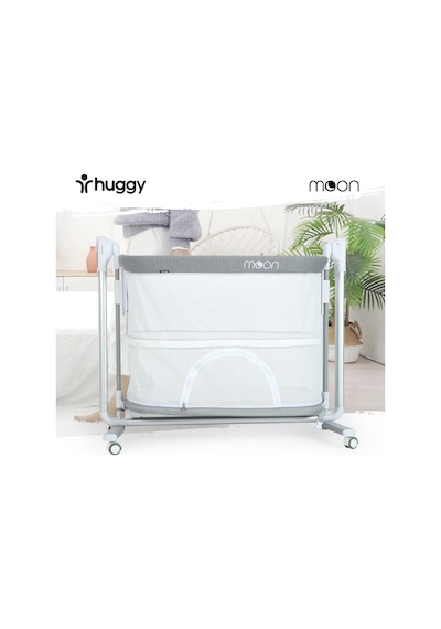 Huggy Moon Oyun Parkına Dönüşebilen Anne Yanı Elektrikli Beşik