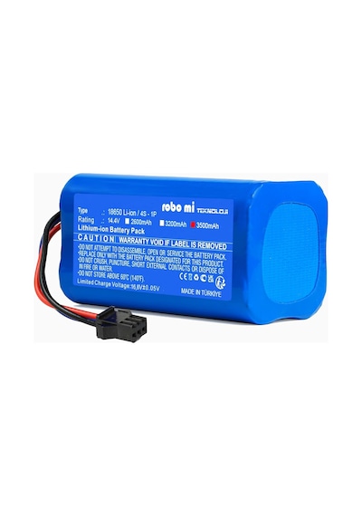 Proscenic 850t Uyumlu 3500mah Maksimum Yüksek Kapasiteli Lityum Batarya - Pil Tek Renk