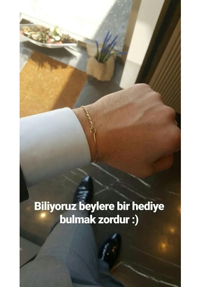 Burgulu Kanca Bilezik Sarı Altın
