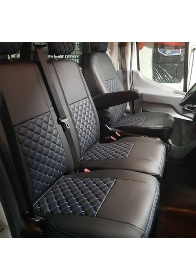 Ford Transit Tek Kabin Araca Özel Deri Oto Koltuk Kılıfı (480090974)