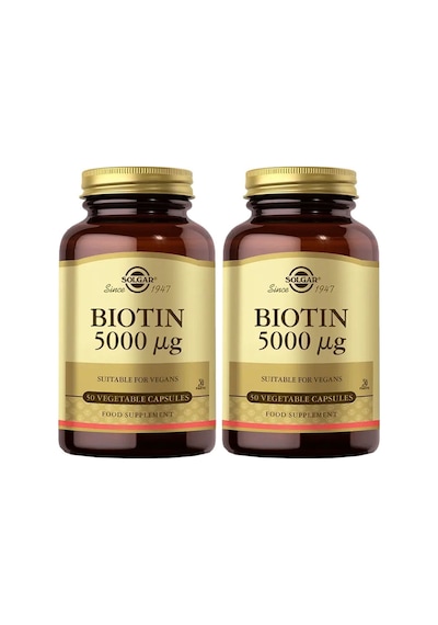 Biotin 5000 Mcg 50 Bitkisel Kapsül 2 Adet