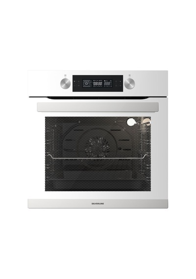 Silverline BO6505W01 S5 - CS5429W01 - 3420 Classy 60 Beyaz Cam Ankastre Set