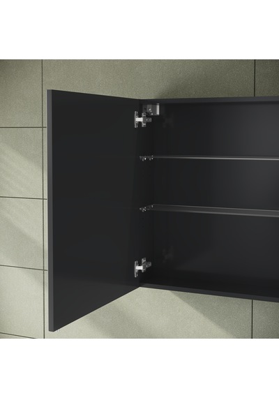 VitrA Mia 67705 Asimetrik Dolaplı Ayna Parlak Antrasit 80 CM Parlak Antrasit VitrA Mia 67705 Asimetrik Dolaplı Ayna Parlak Antrasit 80 CM Parlak Antrasit
