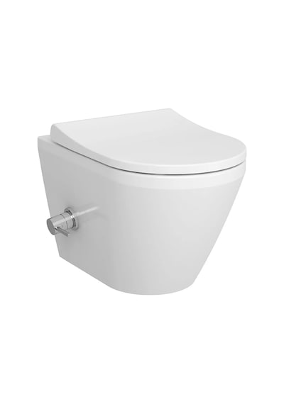 7041b003-7211 VitrA Integra Rim-ex Kanalsız Ve Termostatik Entegre Ara Musluklu Asma Klozet