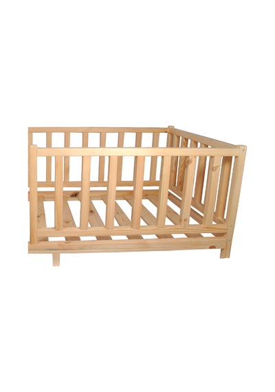Markaawm Markaawm Montessori Çocuk Yatak Doğal Çam 90X190 Karyola Gelincik