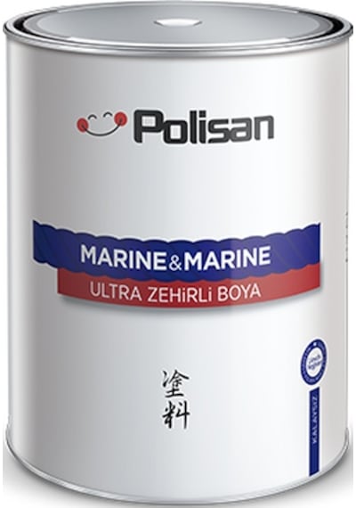 Polisan Marine&Marine Ulra Zehirli Boya 3.6 KG Kırmızı