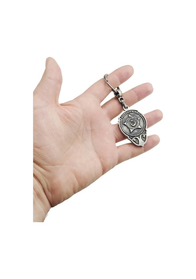 Çift Taraflı Eskitme Metal Özel Güvenlik Anahtarlık 1 Adet 1797