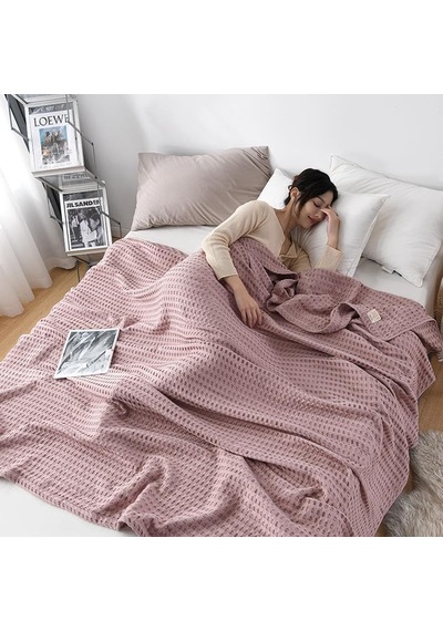 Havuzlu Pike Pamuklu Çift Kişilik 220x240 Cm Pembe Çok Renkli