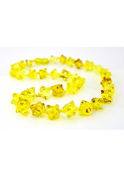 Kehribar Kolye Silindir Özel Tasarım Ambergold Kly18-23 Çok Renkli