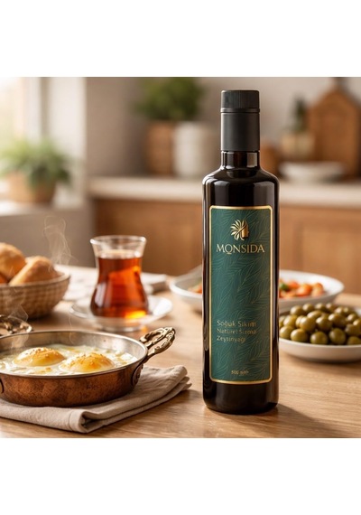 Edremit Naturel Sızma Zeytinyağı Soğuk Sıkım 500ml