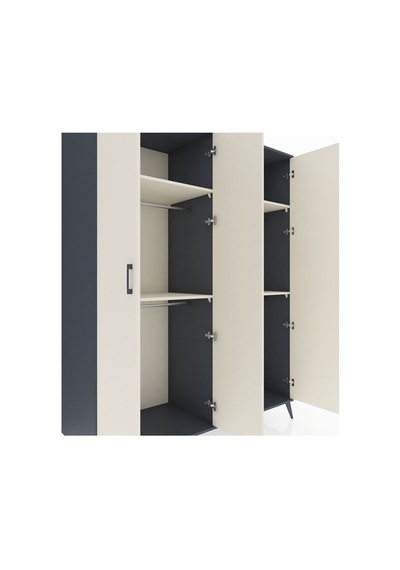 Kronos Gardrop 4 Raflı 4 Kapaklı 4 Askılı 176x59x221 Antrasit-aytaşı Aytaşı Kronos Gardrop 4 Raflı 4 Kapaklı 4 Askılı 176x59x221 Antrasit-aytaşı Aytaşı