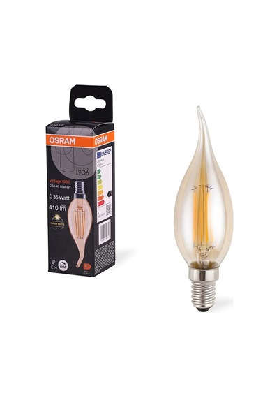 Osram Led 1906 Fılament 4w 2700k 470lm E14 Duy Sarı Işık Ampul Dim Edilebilir / 4099854394331