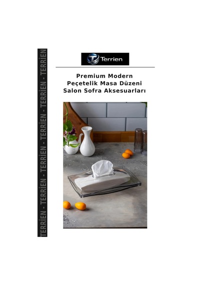 Premium Modern Peçetelik Masa Düzeni Salon Sofra Aksesuarları Çok Renkli