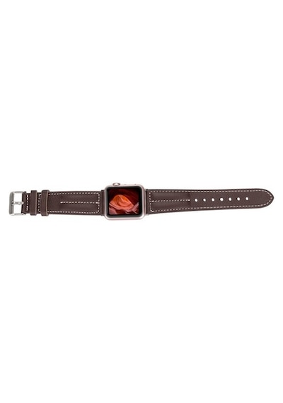Bouletta Apple Watch Uyumlu Deri Kordon 42-44-45Mm Nm3-As3 Kahve
