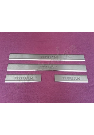 Woc Chrome Vw Tiguan Krom Kapı Eşiği 2015 Sonrası 4 Parça Paslanm N11.3