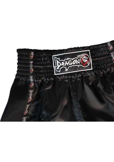 Dragondo Mt3091 Muaythai Şortu Kick Boks Şortu Siyah