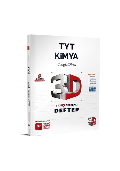 3d Müfredat Tyt Kimya Soru Bankası %100 Ösym Tarzı Detaylı Video