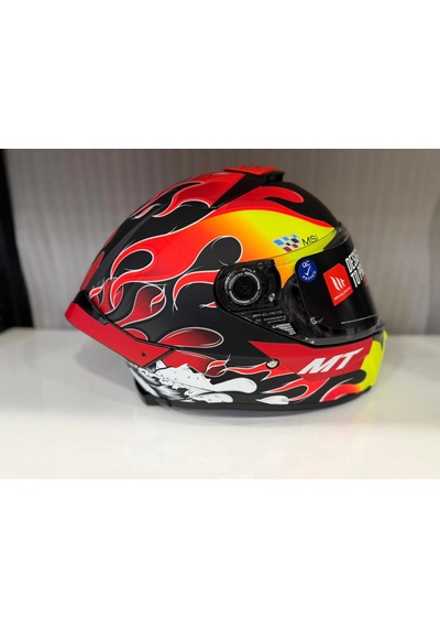 Kask Mt Thunder 4 Sv Yamanaka B3 Mat Kırmızı