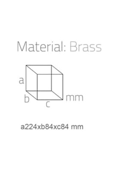 Tuvalet Fırçalığı Renk 424x84x84 Mm Açık Ahşap