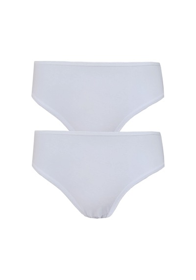 2li Kadın Orta Yüksek Bel Slip İnce Lastik Pamuklu Ekonomik