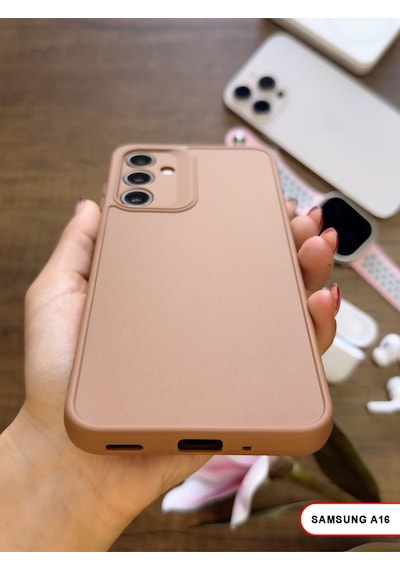 Samsung Galaxy A16 Uyumlu Kamera Korumalı Darbeye Dayanıklı Renk Atmayan Keep Silikon Kılıf Kahverengi Samsung Galaxy A16 Uyumlu Kamera Korumalı Darbeye Dayanıklı Renk Atmayan Keep Silikon Kılıf Kahverengi