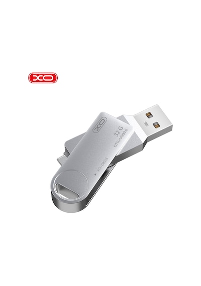 Dk03 32gb 2 İn 1 Flash Bellek Usb 3.0 Ve Type-c Otg Destekli Metal Gövde Telefon Bilgisayar Uyumlu
