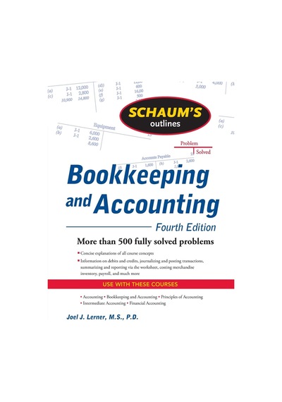 Schaum's Outline Of Bookkeeping And Accounting, Fourth Edition