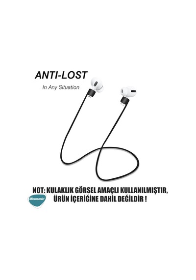 Microsonic Apple Uyumlu AirPods Pro Manyetik Mıknatıslı Kulaklık İpi
