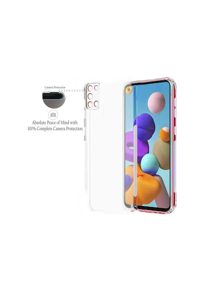 Galaxy A21S 3D Maximum Kamera Korumali Seffaf Silikon Kilif 236937588 - Kampanya / Ekrani Tam Kaplayan Nano Koruyucu(+35)