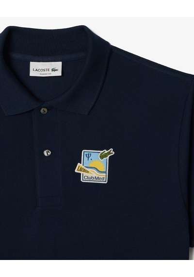 Lacoste X Club Med Badge Accent Polo Shirt Lacivert