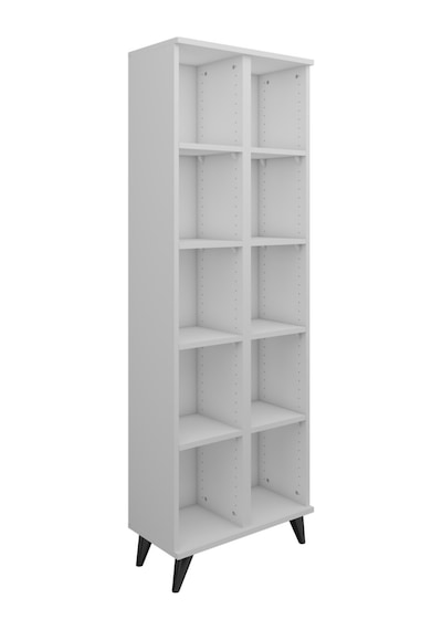 Simple Kitaplık 8 Raflı 60x30x176 Beyaz Beyaz Simple Kitaplık 8 Raflı 60x30x176 Beyaz Beyaz
