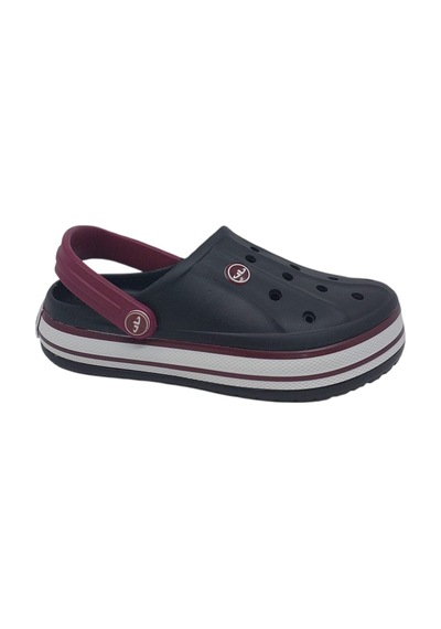 Zerhan Akınalbella 457 Unisex Siyah Beyaz Bordo Sabo Terlik