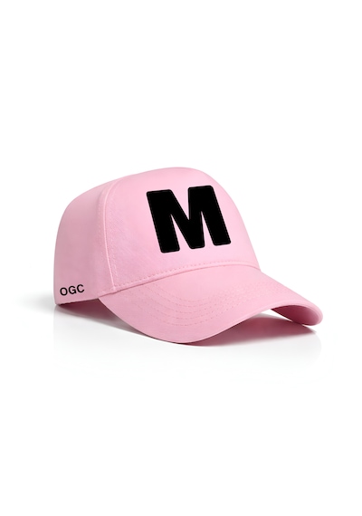 Ogc M Harfi Unisex Şapka Pembe
