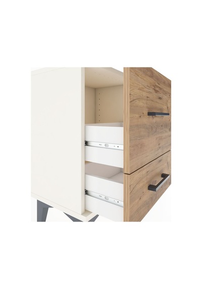 Arges Komodin 2 Çekmeceli 44x30x64 Aytaşı-çam Aytaşı