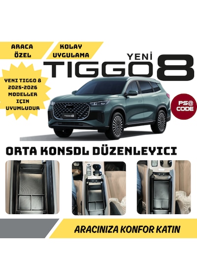 Yeni Tiggo 8 Orta Konsol Düzenleyici-organizer
