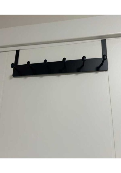 Kapı Askısı Panel Kapı Askılığı Metal Siyah Tr Diğer