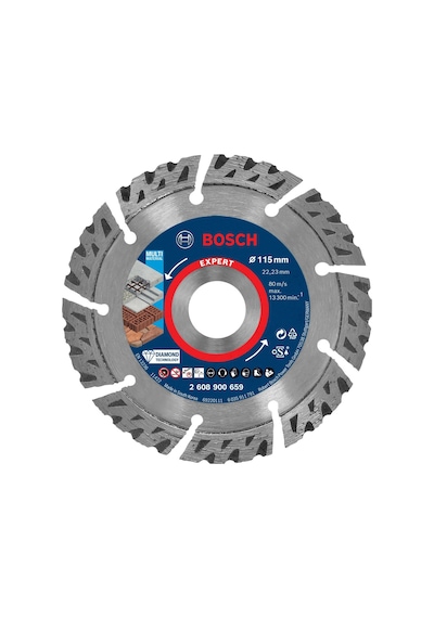 Bosch Expert Multimaterial Elmas Disk 115 X 22,23 X 2,2 X 12 Mm