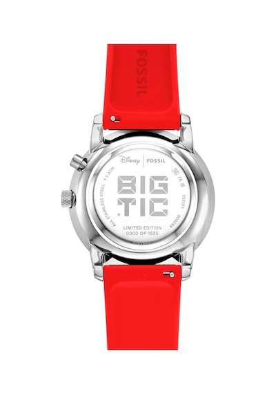 Fossil Fle1232 Disney X Fossil Limited-edition Mickey Mouse Big Tic Erkek Kol Saati Metalik Gri