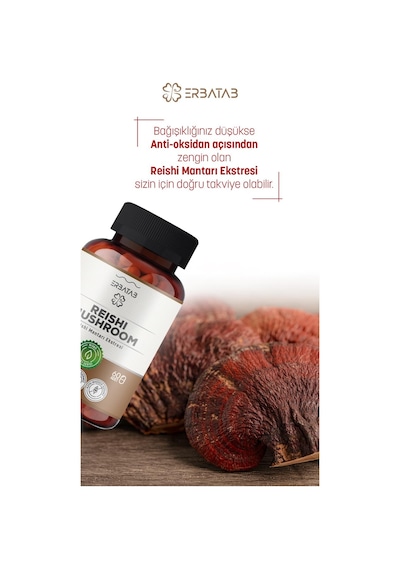 Erbatab Reishi Eki 60 Kapsül