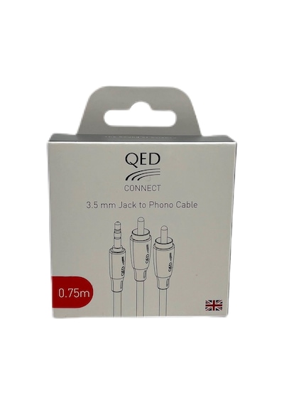 Qed Qe-8111 3.5Mm Jack - Rca / Bir Ucu 3.5Mm Diğer Ucu Rca Kablo