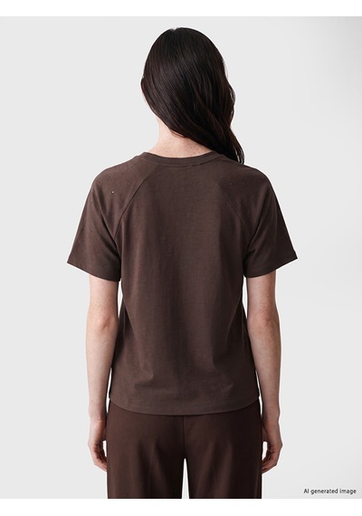 Lcw Comfort Mürdüm Soft Touch Taşlı Bluz