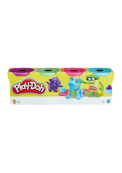 B5517 Play-doh 4'lü Hamur / +2 Yaş Çok Renkli