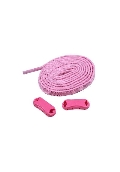 Dopar Elastik Pembe Akıllı Bağcık Tak Bırak Ayakkabı Bağcığı 100cm