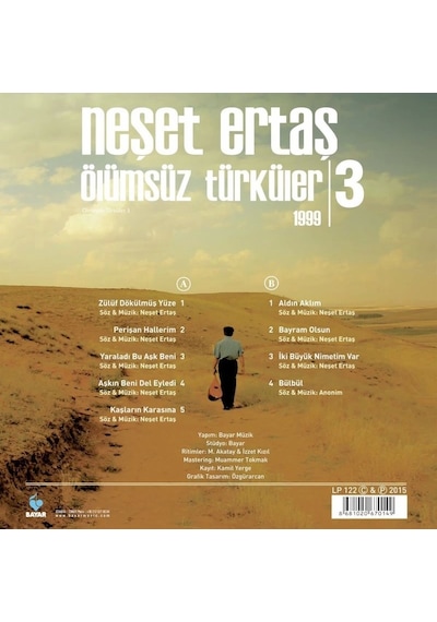 Neşet Ertaş - Ölümsüz Türküler 1999 - 3 Plak