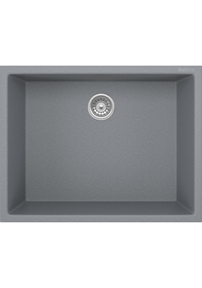 Real Gordion 58 Gri Granit Eviye K012 52.5 x 40 CM Tezgah Altı