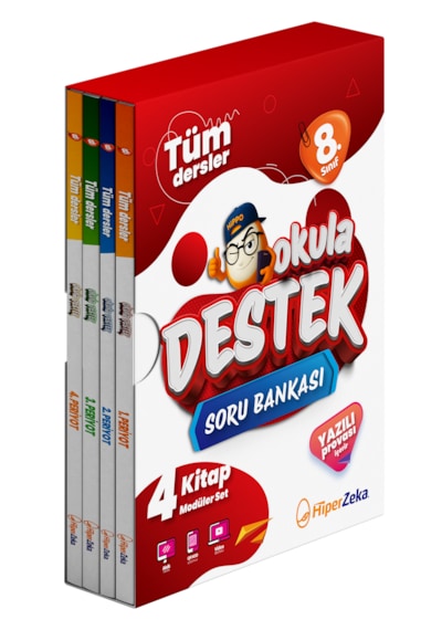 2027 8. Sınıf Tüm Dersler Okula Destek Soru Bankası 4 Kitap Modüler Set