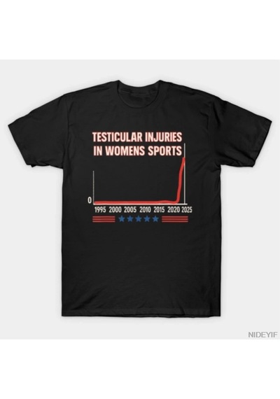 Tarzsokak Kadın Sporlarında Testis Yaralanmaları Erkekler Kadınlar İçin Koyu Mizah Tişörtü %100 Pamuklu Çok Renkli