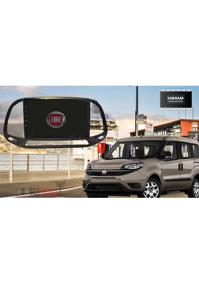 Fiat Doblo Android Ekran Teyp Multimedya Ekran 10.1 2Gb Rmm 15-21